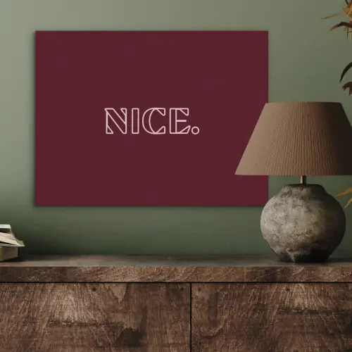 Bordeaux - Nice - minimalistisch PET vilt klein -sfeer2