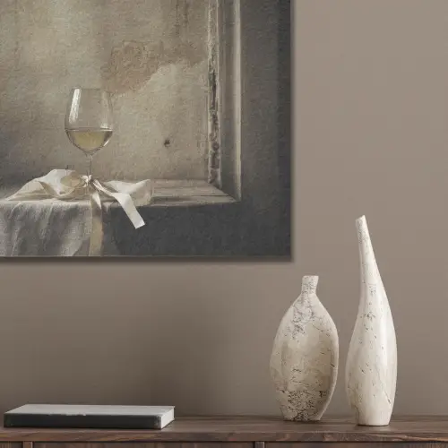 Strik - Beige - Witte - Wijn PET vilt klein -sfeer6_closeup