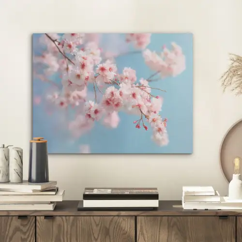 Takken - Bloesems - Roze PET vilt klein -sfeer1