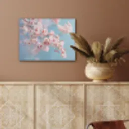 Takken - Bloesems - Roze PET vilt klein -sfeer4
