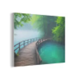 Brug - Water - Rivier - Bos PET vilt klein -3d