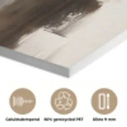 Penseelstreken - Abstract landschap - Rust PET vilt klein -closeup_NL