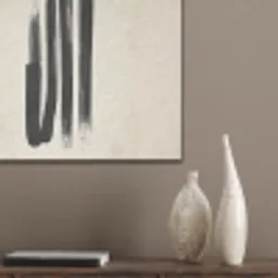 Penseelstreken - Verticaal - Zwart PET vilt klein -sfeer6_closeup