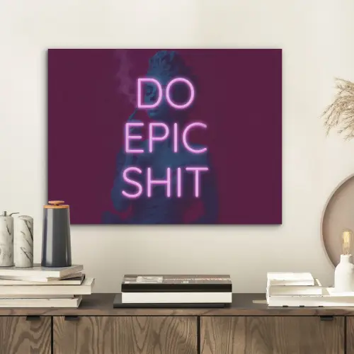 Buste - Neon - LED - Letters PET vilt klein -sfeer1