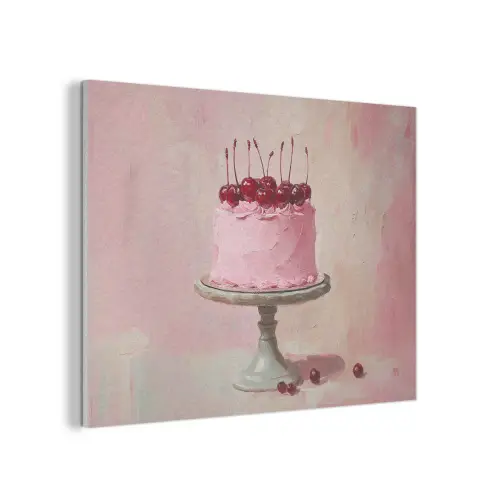 Taart - Pink - Cherry PET vilt klein -3d