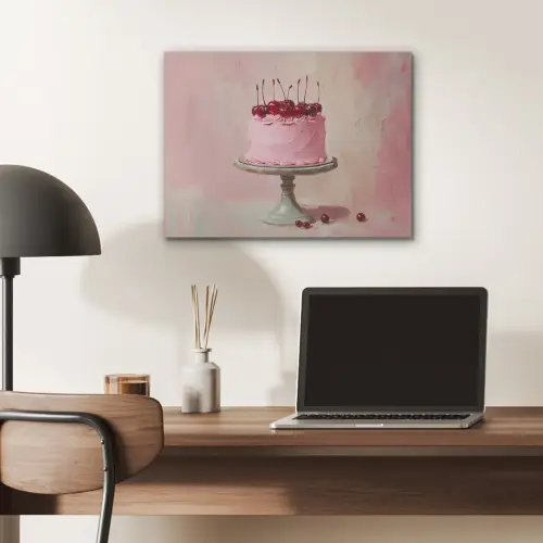 Taart - Pink - Cherry PET vilt klein -sfeer5