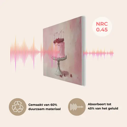 Taart - Pink - Cherry PET vilt klein -USP_NL
