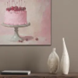 Taart - Pink - Cherry PET vilt klein -sfeer6_closeup