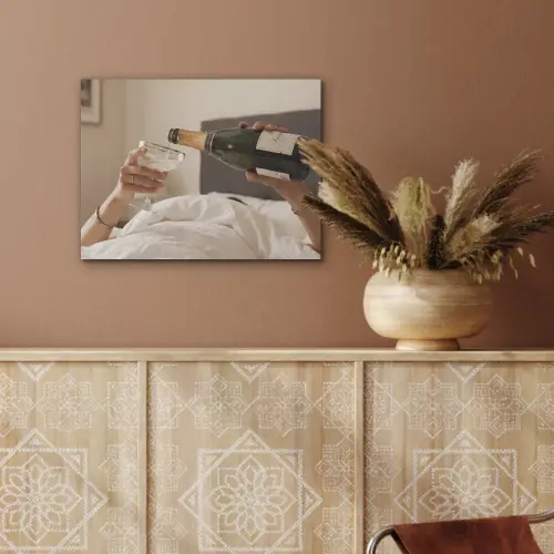 Champagne - Bed - Bubbels PET vilt klein -sfeer4