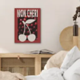 Kersen - Illustratie - Rood PET vilt klein -sfeer3