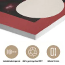 Kersen - Illustratie - Rood PET vilt klein -closeup_NL