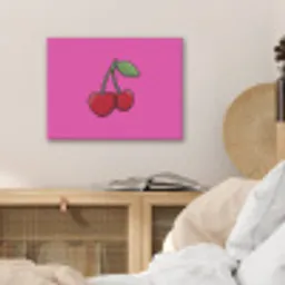 Kers - Roze - Fruit PET vilt klein -sfeer3