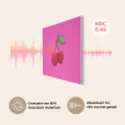 Kers - Roze - Fruit PET vilt klein -USP_NL