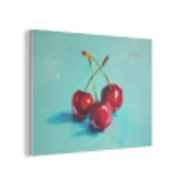 Kersen - Rood - Drie - Geverfd PET vilt klein -3d