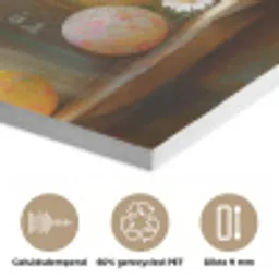 Kuiken - Raam - Paaseieren PET vilt klein -closeup_NL