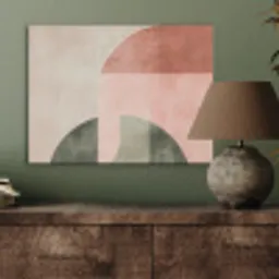 Cirkel - Abstract - Roze PET vilt klein -sfeer2