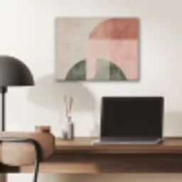 Cirkel - Abstract - Roze PET vilt klein -sfeer5
