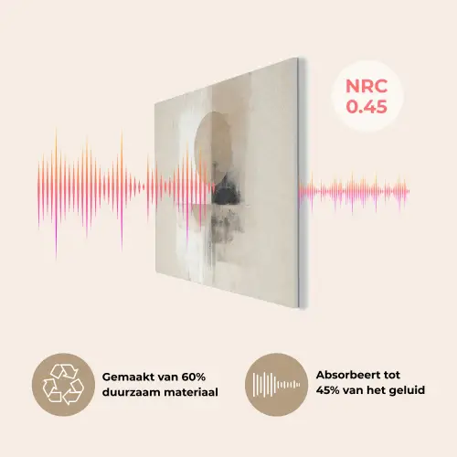 Cirkel - Compositie - Diepte - Beige PET vilt klein -USP_NL