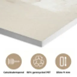 Cirkel - Compositie - Diepte - Beige PET vilt klein -closeup_NL