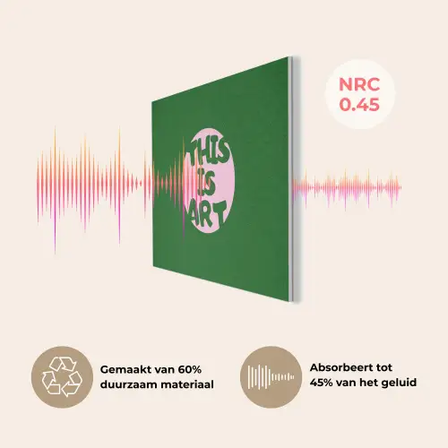 Cirkel - Roze - Tekst - Art PET vilt klein -USP_NL
