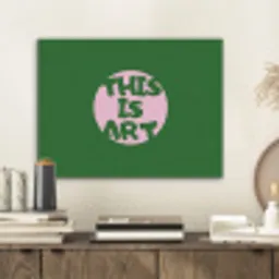 Cirkel - Roze - Tekst - Art PET vilt klein -sfeer1