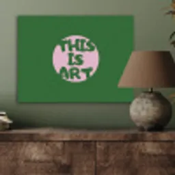 Cirkel - Roze - Tekst - Art PET vilt klein -sfeer2