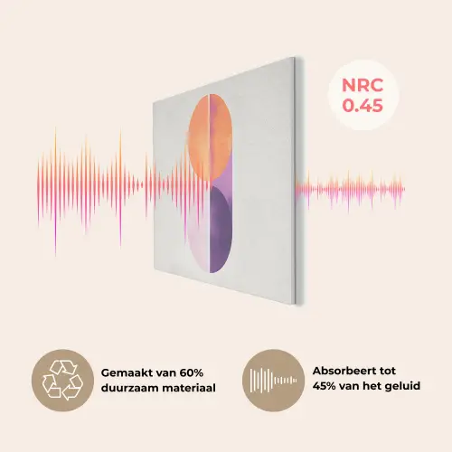 Cirkels - Abstract - Paars PET vilt klein -USP_NL