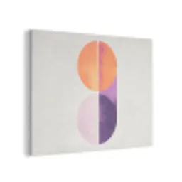 Cirkels - Abstract - Paars PET vilt klein -3d