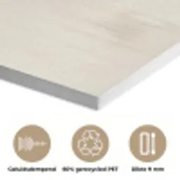 Cirkels - Vorm - Beige - Abstract PET vilt klein -closeup_NL
