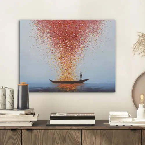Wolk - Confetti - Boot - Wateroppervlakte PET vilt klein -sfeer1