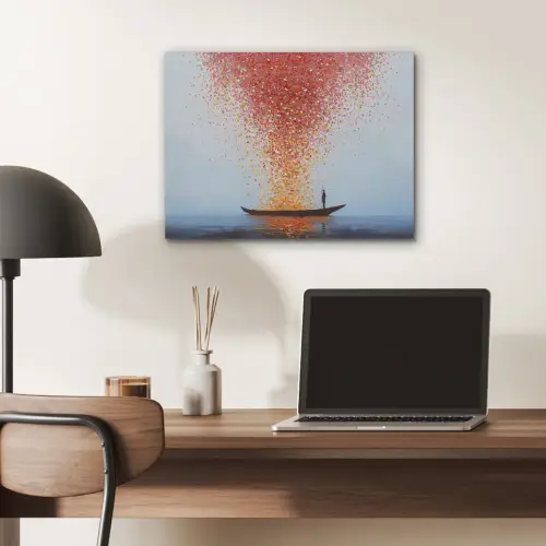 Wolk - Confetti - Boot - Wateroppervlakte PET vilt klein -sfeer5
