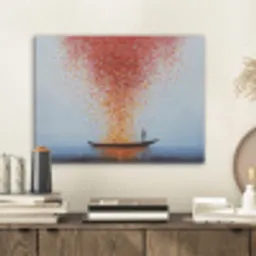 Wolk - Confetti - Boot - Wateroppervlakte PET vilt klein -sfeer1