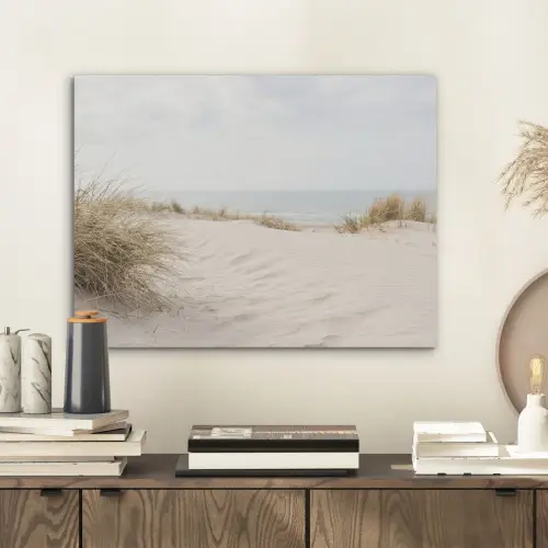 Wolken - Duinlandschap - Zand PET vilt klein -sfeer1
