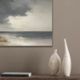 Kust - Golven - Rots - Storm PET vilt klein -sfeer6_closeup