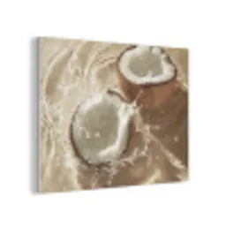 Kokosnoot - Water - Beige - Spetters PET vilt klein -3d