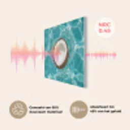 Kokosnoot - Water - Wit PET vilt klein -USP_NL