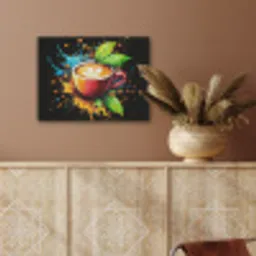 Koffie - Graffiti - Drinken - Abstract PET vilt klein -sfeer4