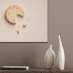 Koekje - Kruimels - beige PET vilt klein -sfeer6_closeup