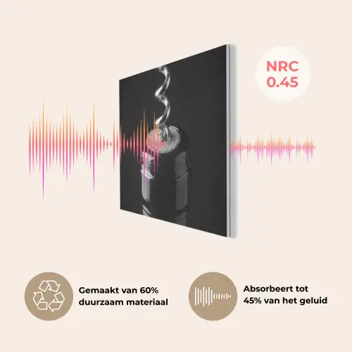 Kurkentrekker - Wijn - Zwart - Wit PET vilt klein -USP_NL