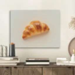 Croissant - Brood - Beige PET vilt klein -sfeer1