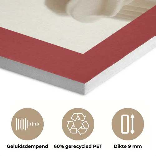 Cupcake - Kers - Rood PET vilt klein -closeup_NL
