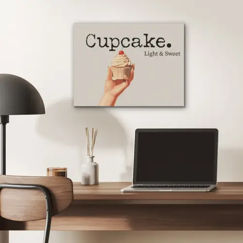 Cupcake - Zoet - Kers PET vilt klein -sfeer5