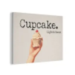 Cupcake - Zoet - Kers PET vilt klein -3d