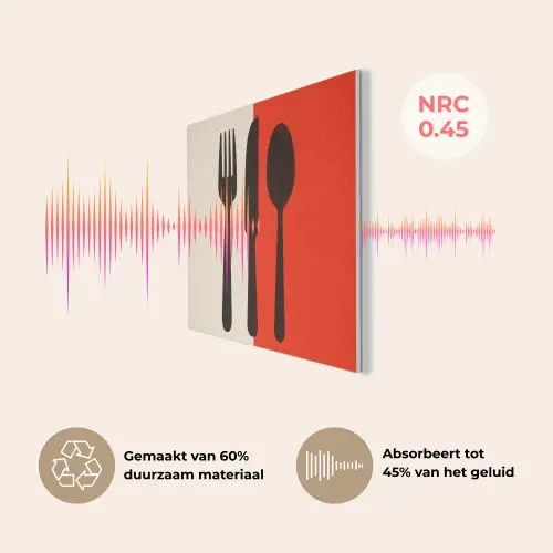 Bestek - Rood - Wit PET vilt klein -USP_NL