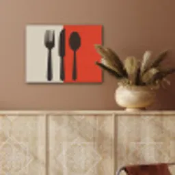Bestek - Rood - Wit PET vilt klein -sfeer4