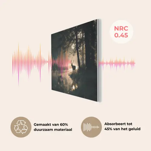 Hert - Bosbeek - Mystiek PET vilt klein -USP_NL