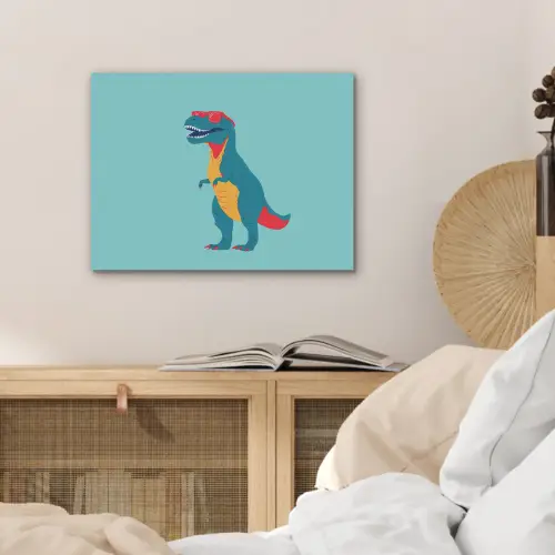 Dinosaurus - Blauw - Zonnebril PET vilt klein -sfeer3