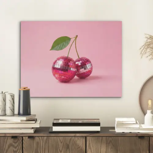 Disco - Kersen - Roze PET vilt klein -sfeer1
