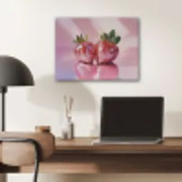 Disco - Fruit - Glitter - Strawberry PET vilt klein -sfeer5