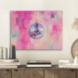 Discobal - Pink - Verf PET vilt klein -sfeer1